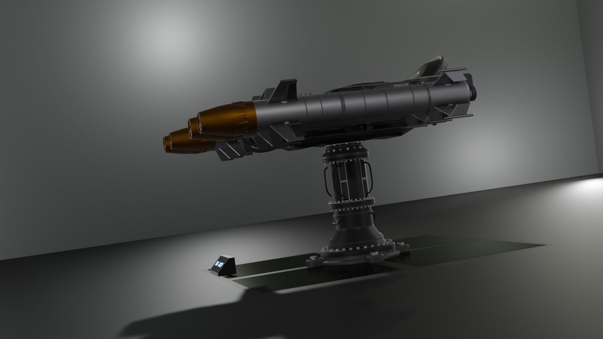 Launchers Anti-aircraft installation Missile complex 3D Model Collection_64