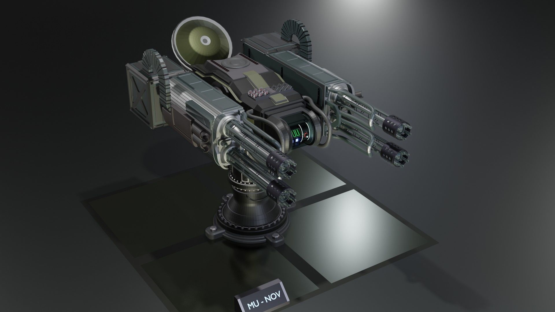 Launchers Anti-aircraft installation Missile complex 3D Model Collection_36
