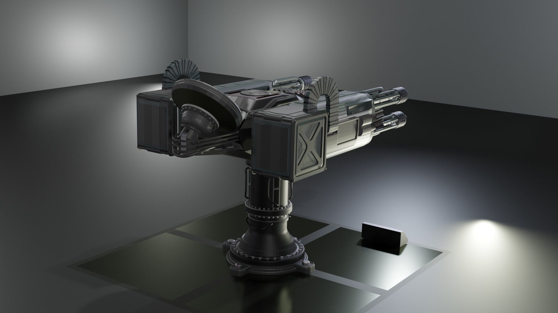 Launchers Anti-aircraft installation Missile complex 3D Model Collection_39