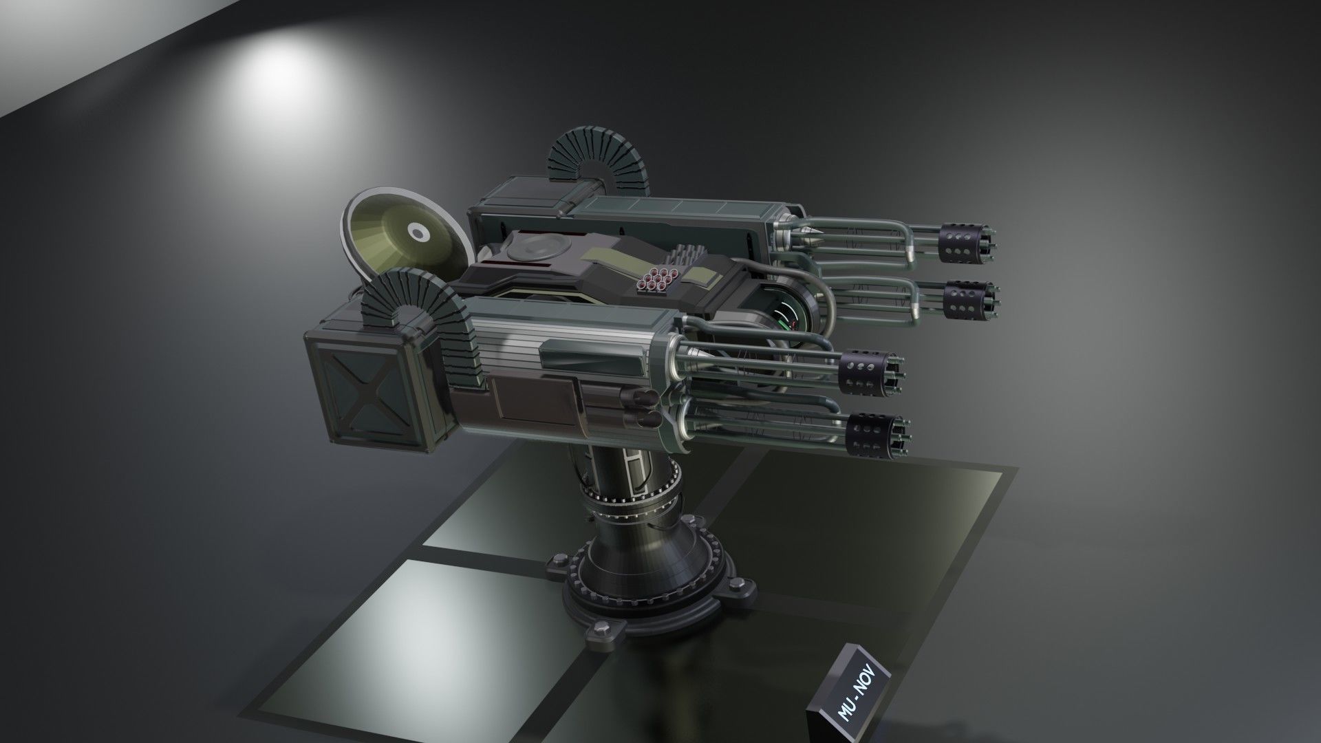 Launchers Anti-aircraft installation Missile complex 3D Model Collection_38