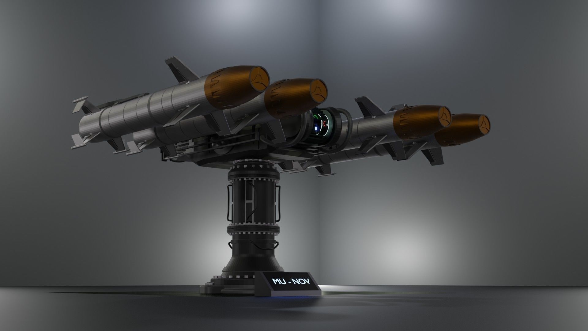 Launchers Anti-aircraft installation Missile complex 3D Model Collection_67