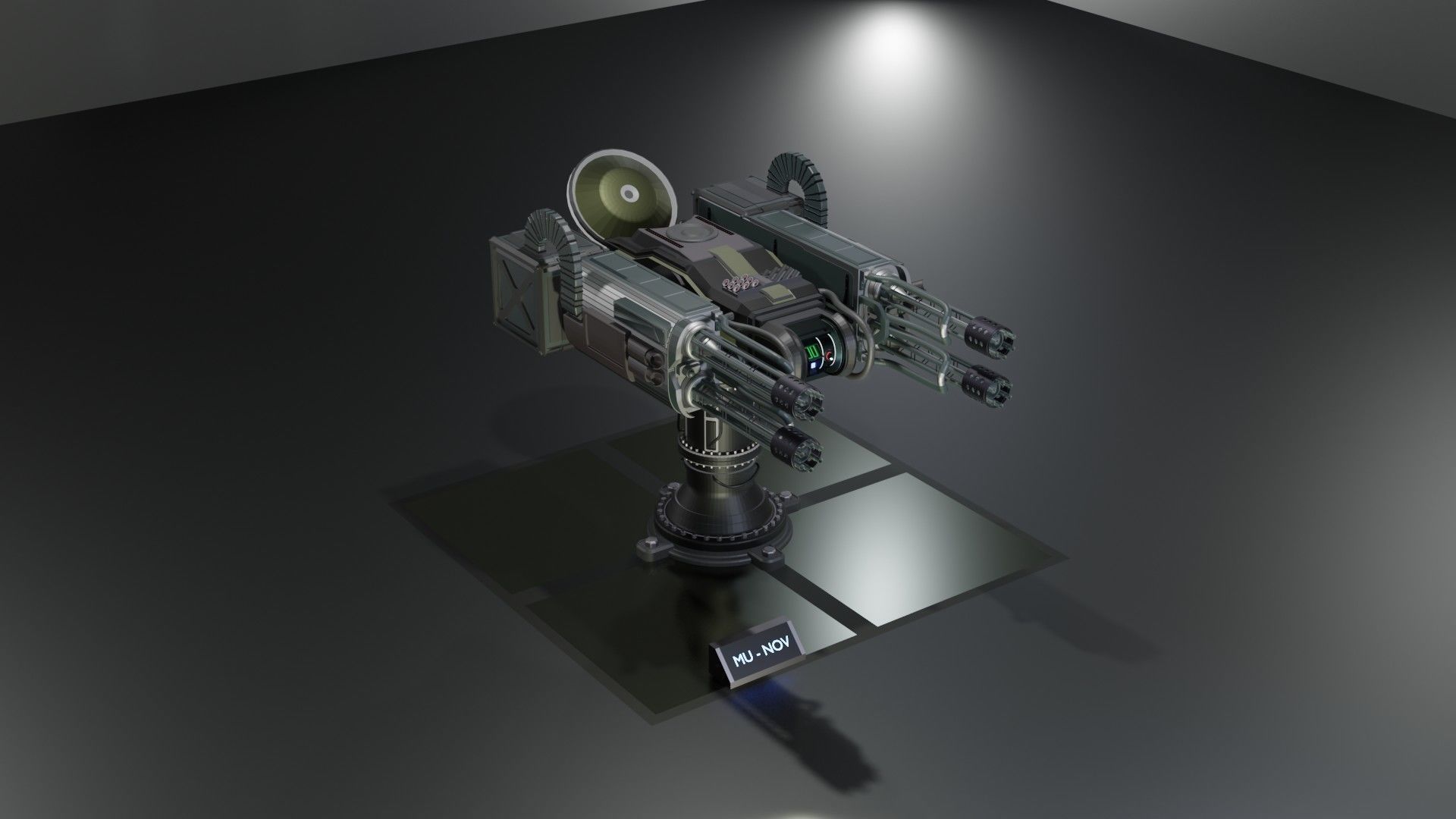 Launchers Anti-aircraft installation Missile complex 3D Model Collection_33