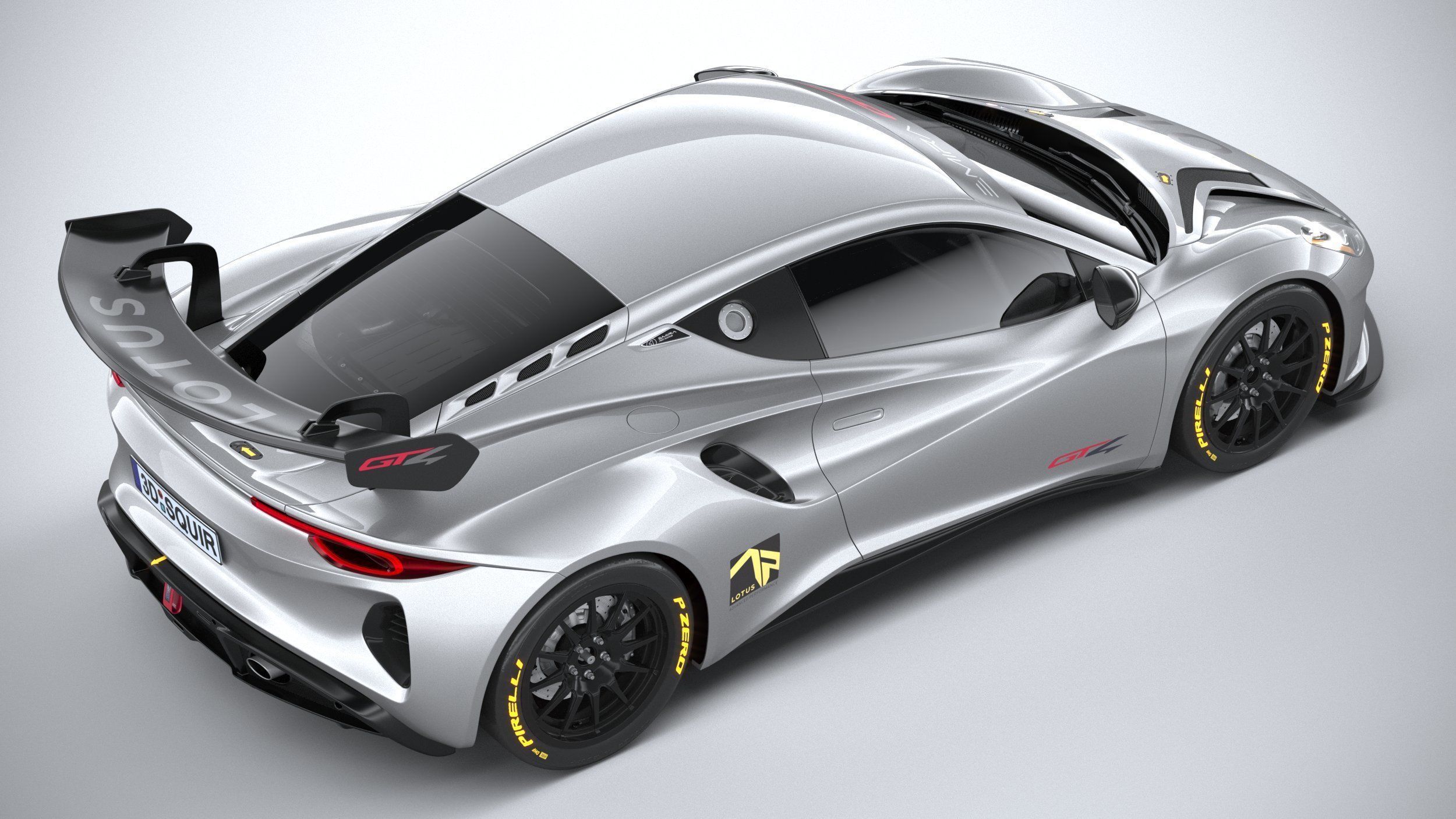 Lotus Emira GT4 2023 3D model_10