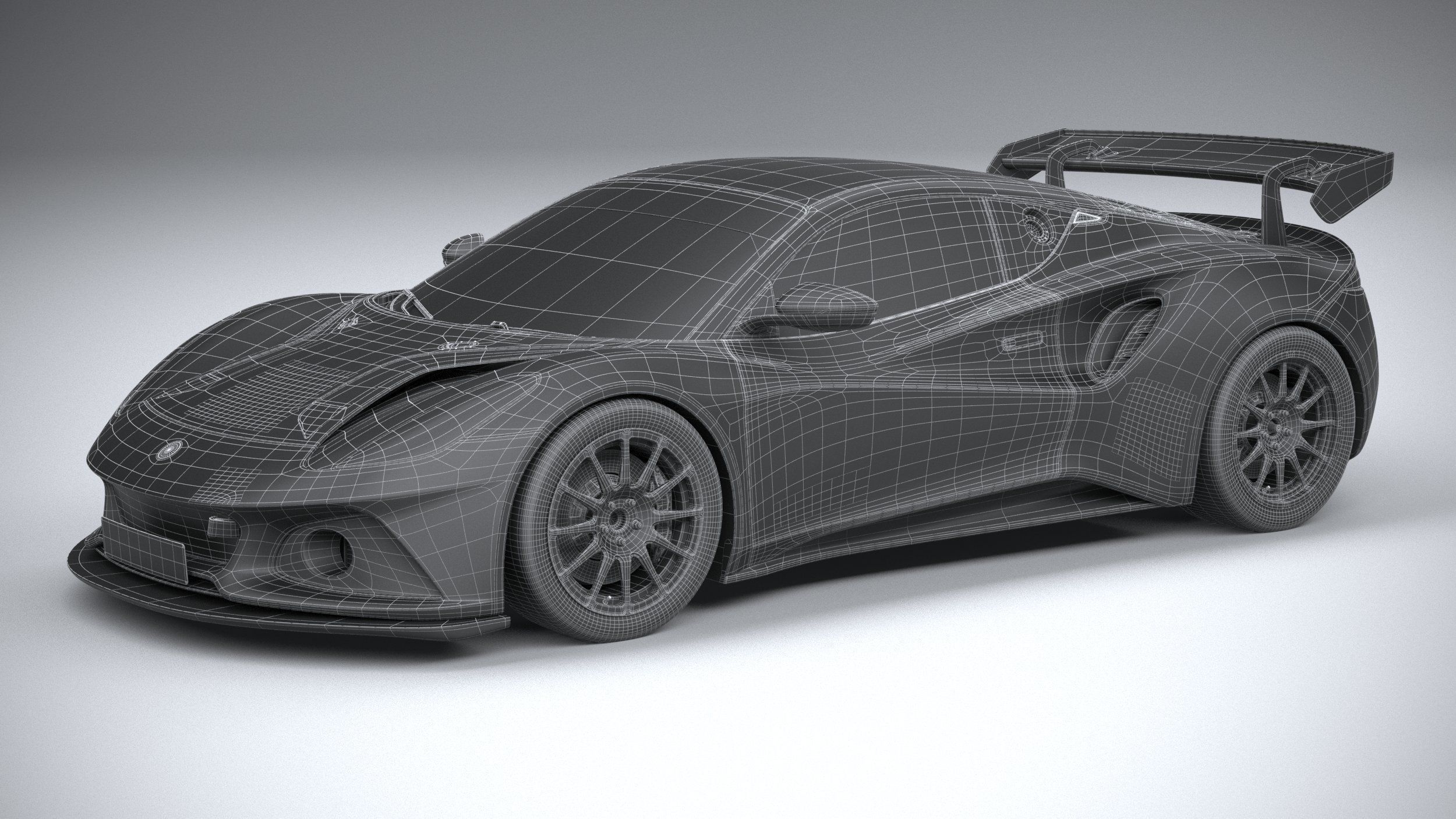 Lotus Emira GT4 2023 3D model_28