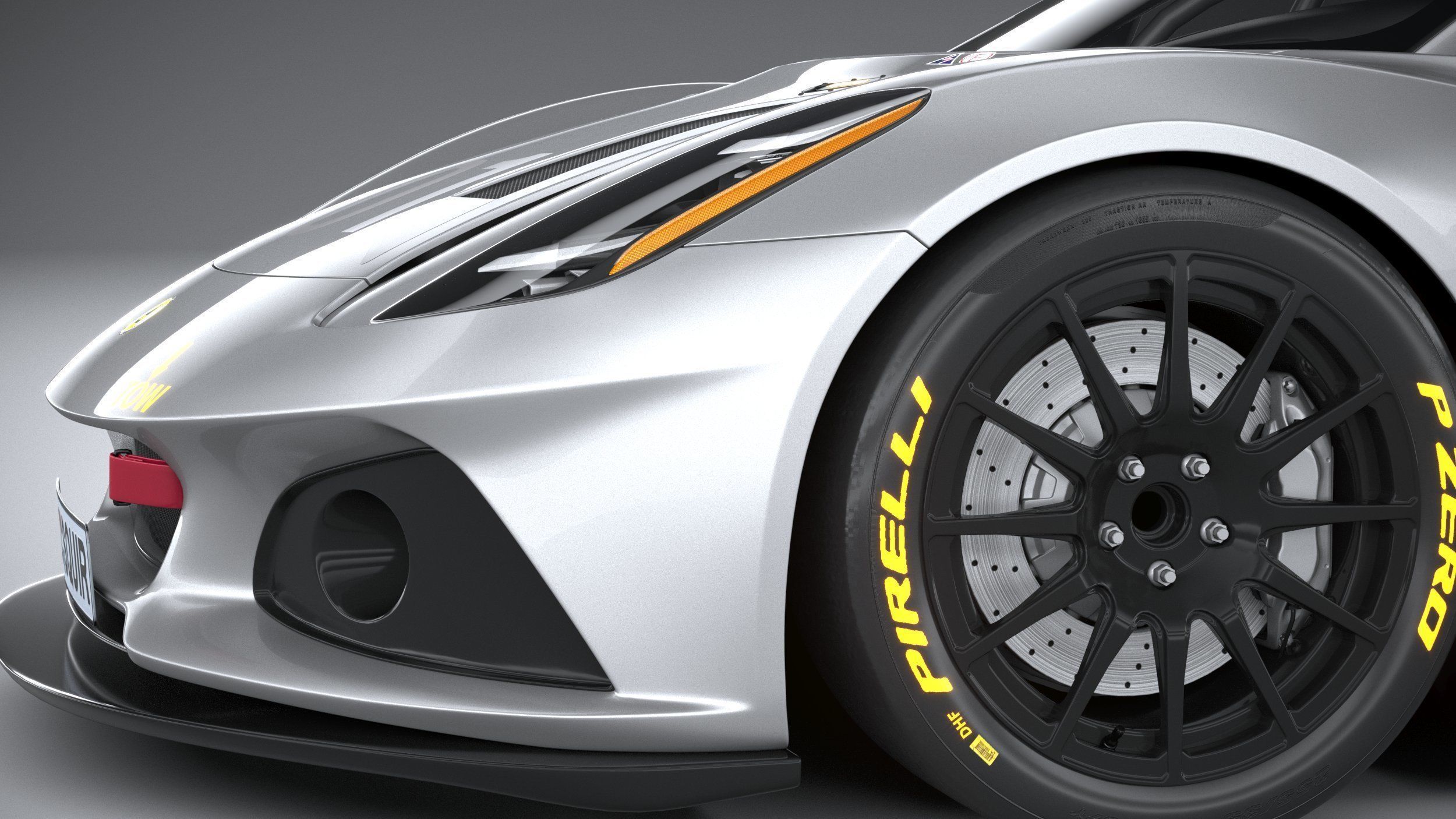 Lotus Emira GT4 2023 3D model_3