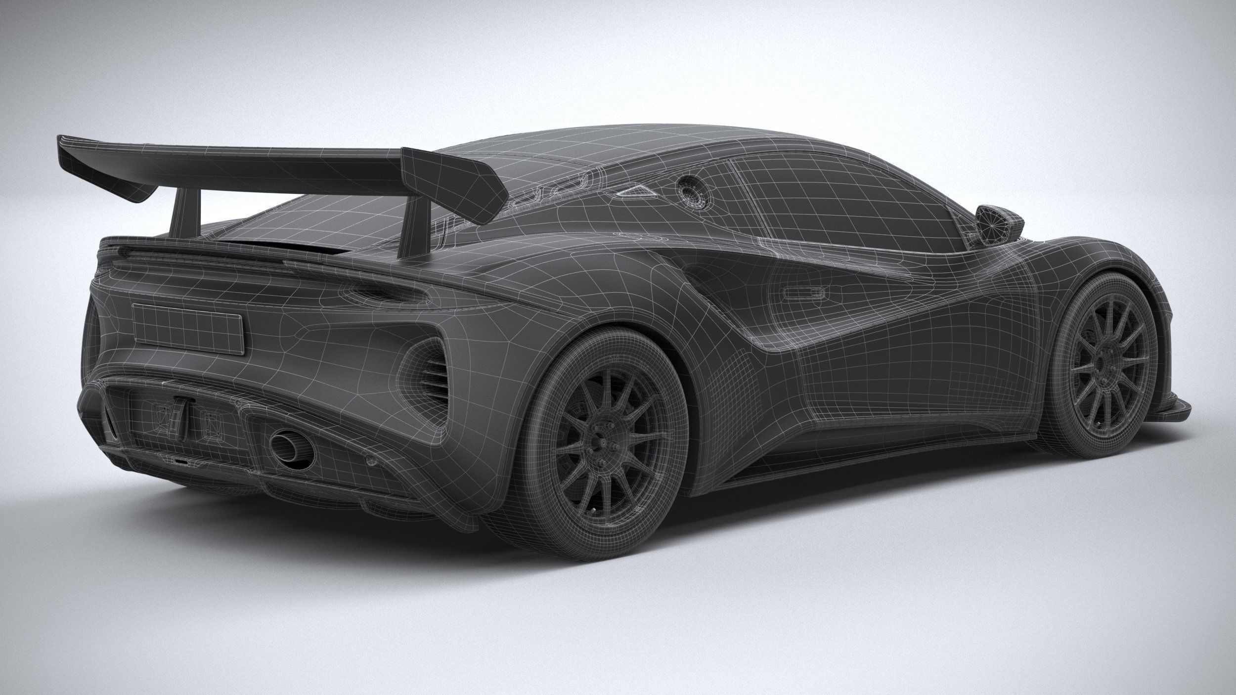 Lotus Emira GT4 2023 3D model_29