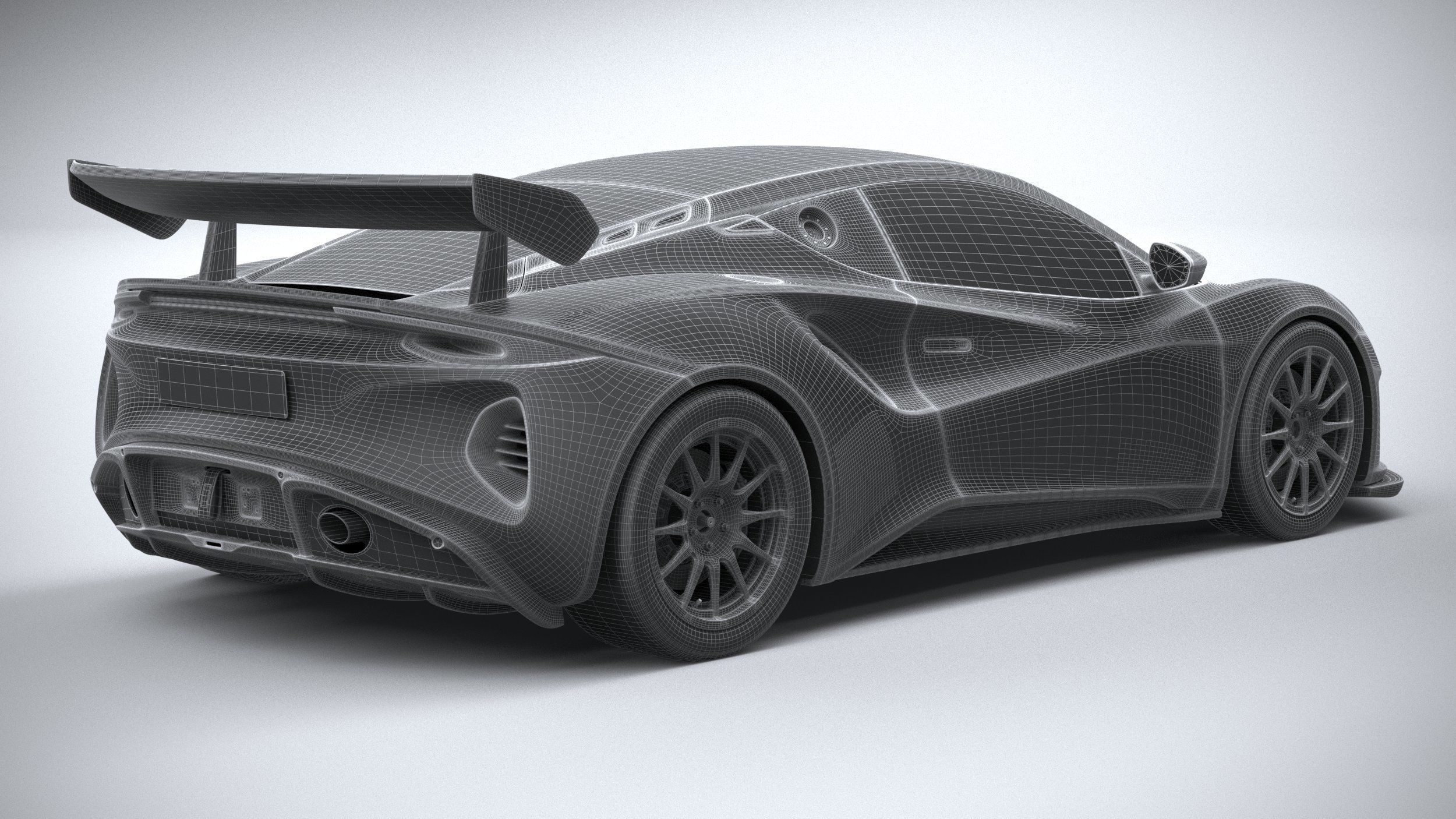 Lotus Emira GT4 2023 3D model_27