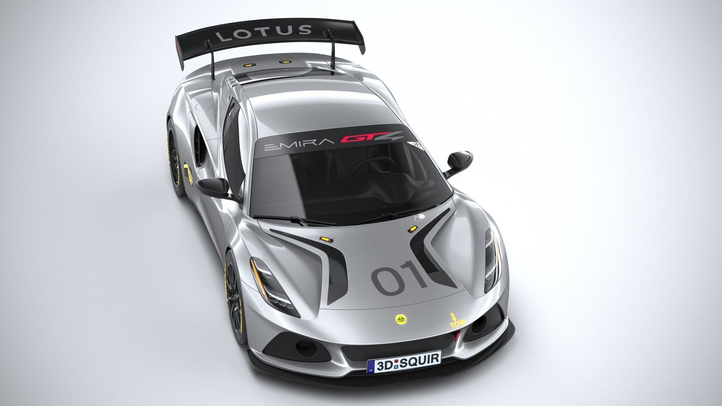 Lotus Emira GT4 2023 3D model_12