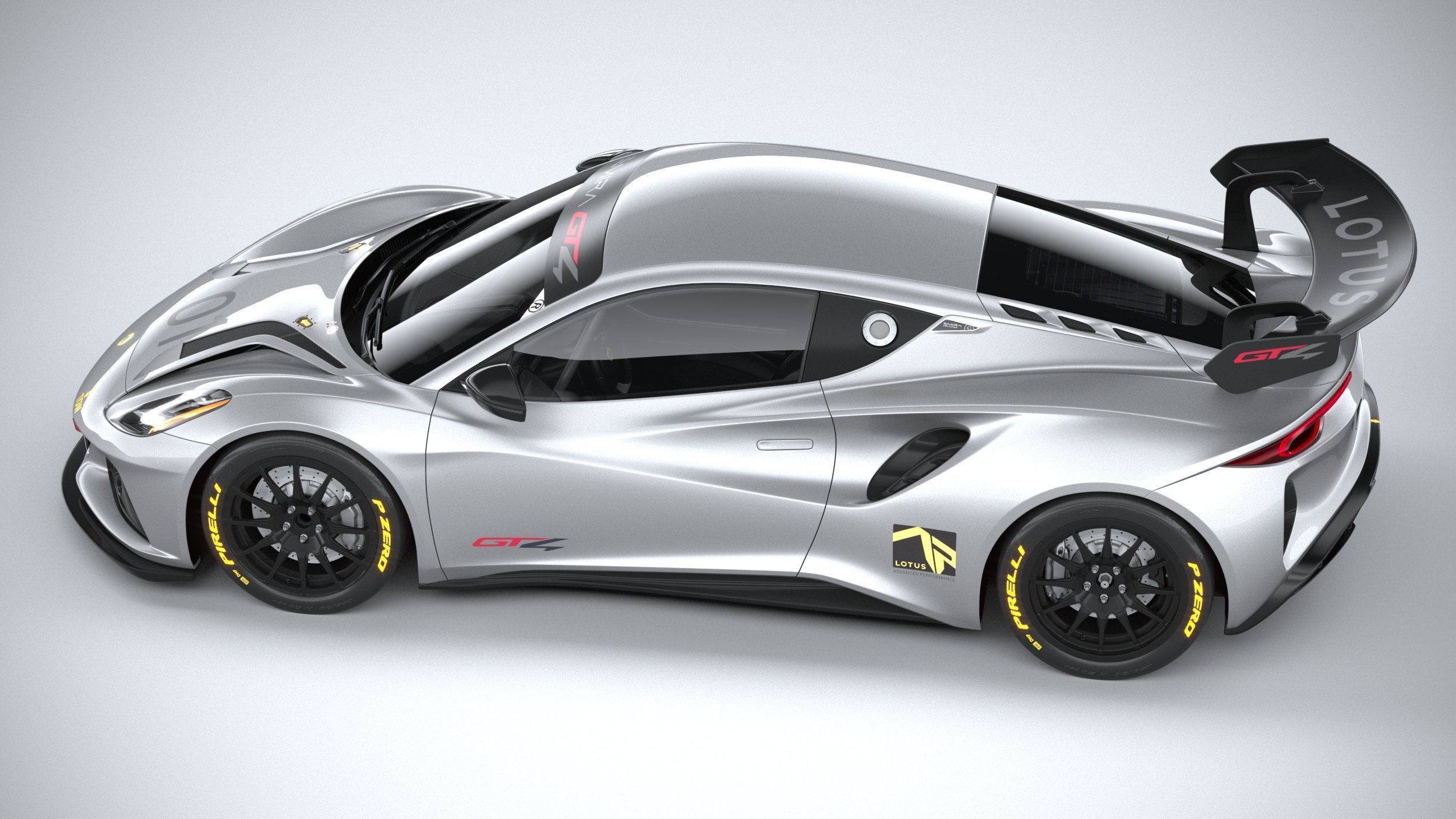 Lotus Emira GT4 2023 3D model_9