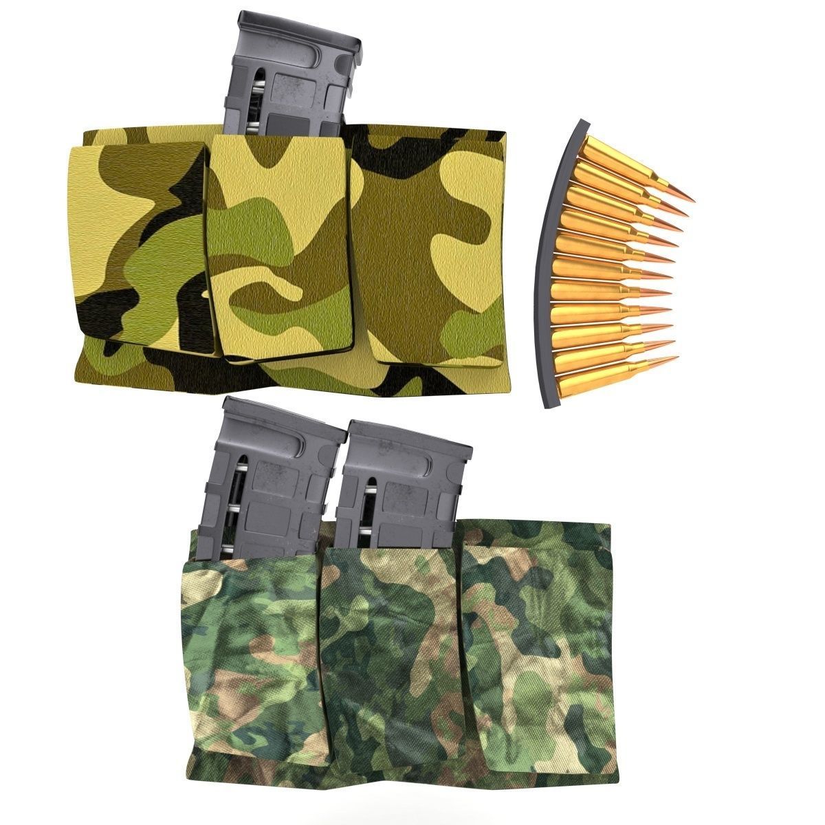 magazine pouch 3d model 3D model_1