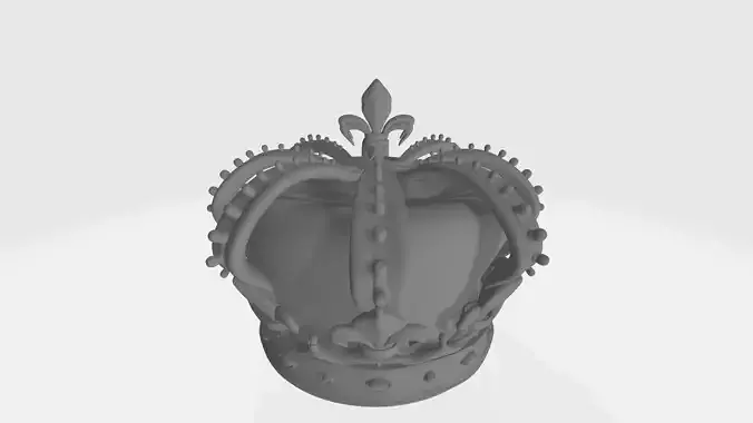 Crown king mesh 3D model
