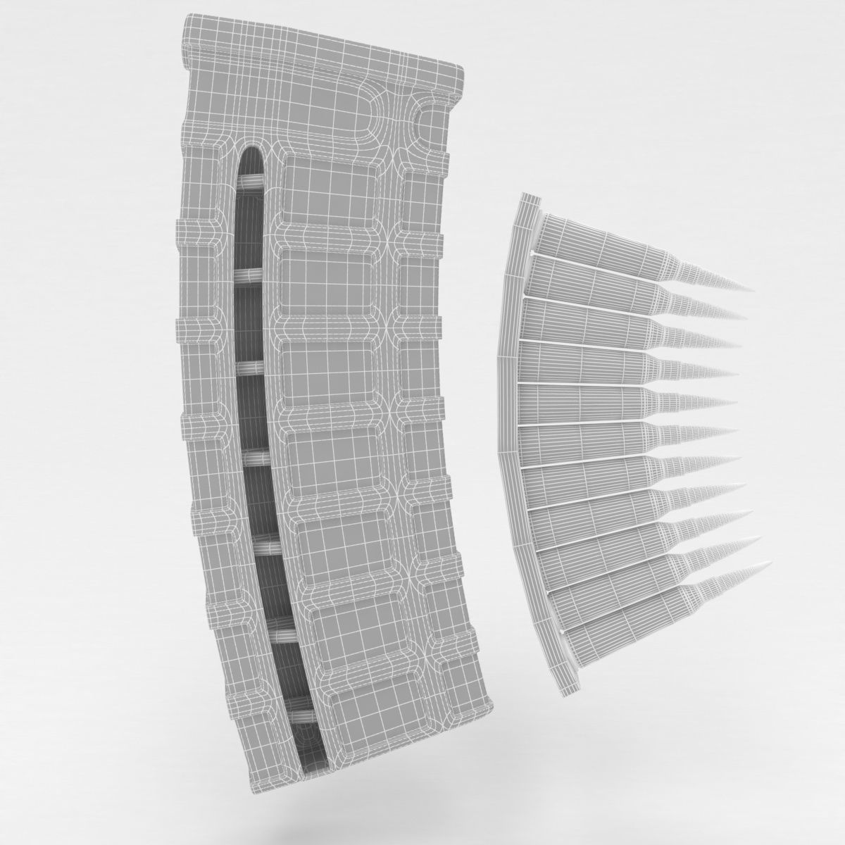 magazine with holder 3d model  3D model_8
