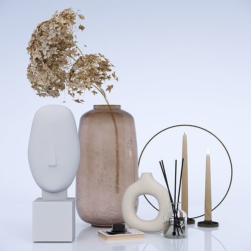 Decorative set 006 3D model | CGTrader