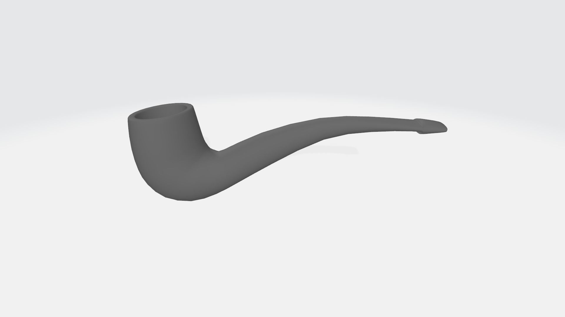 Smoking Pipe mesh 3D model_1