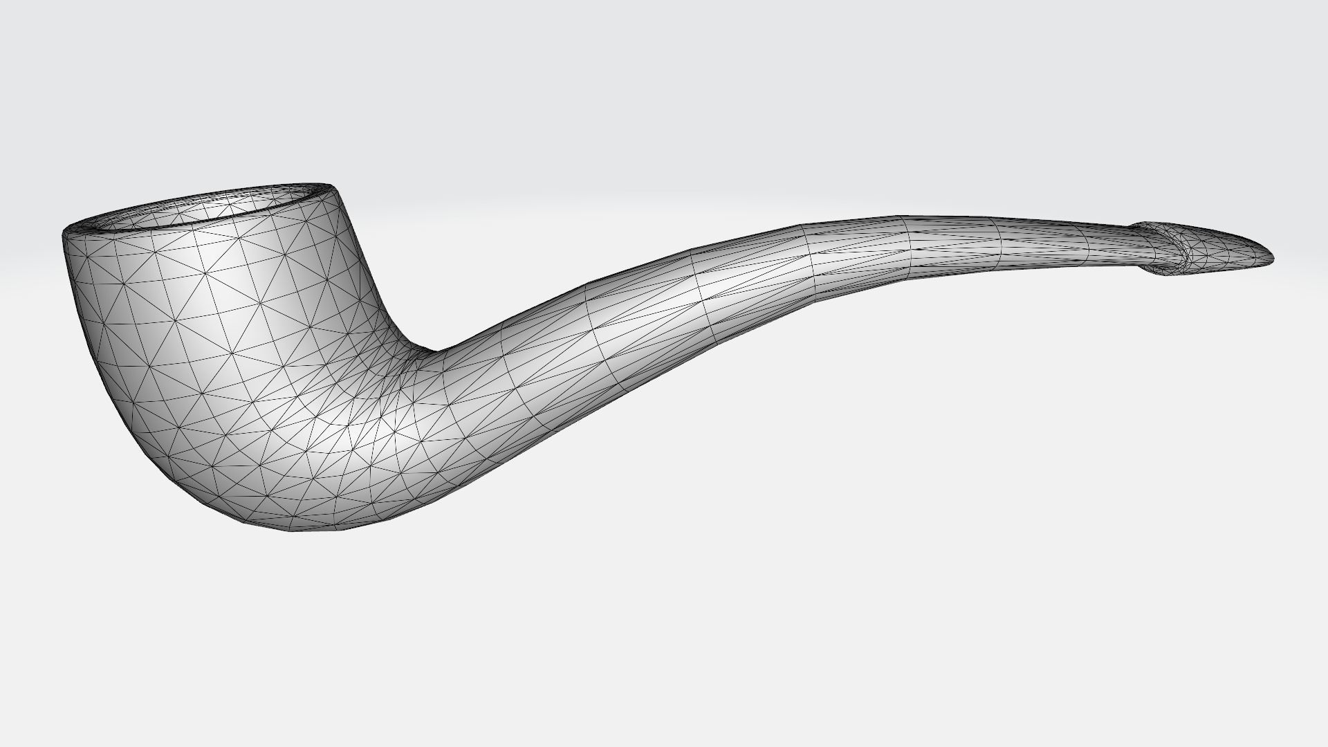 Smoking Pipe mesh 3D model_7