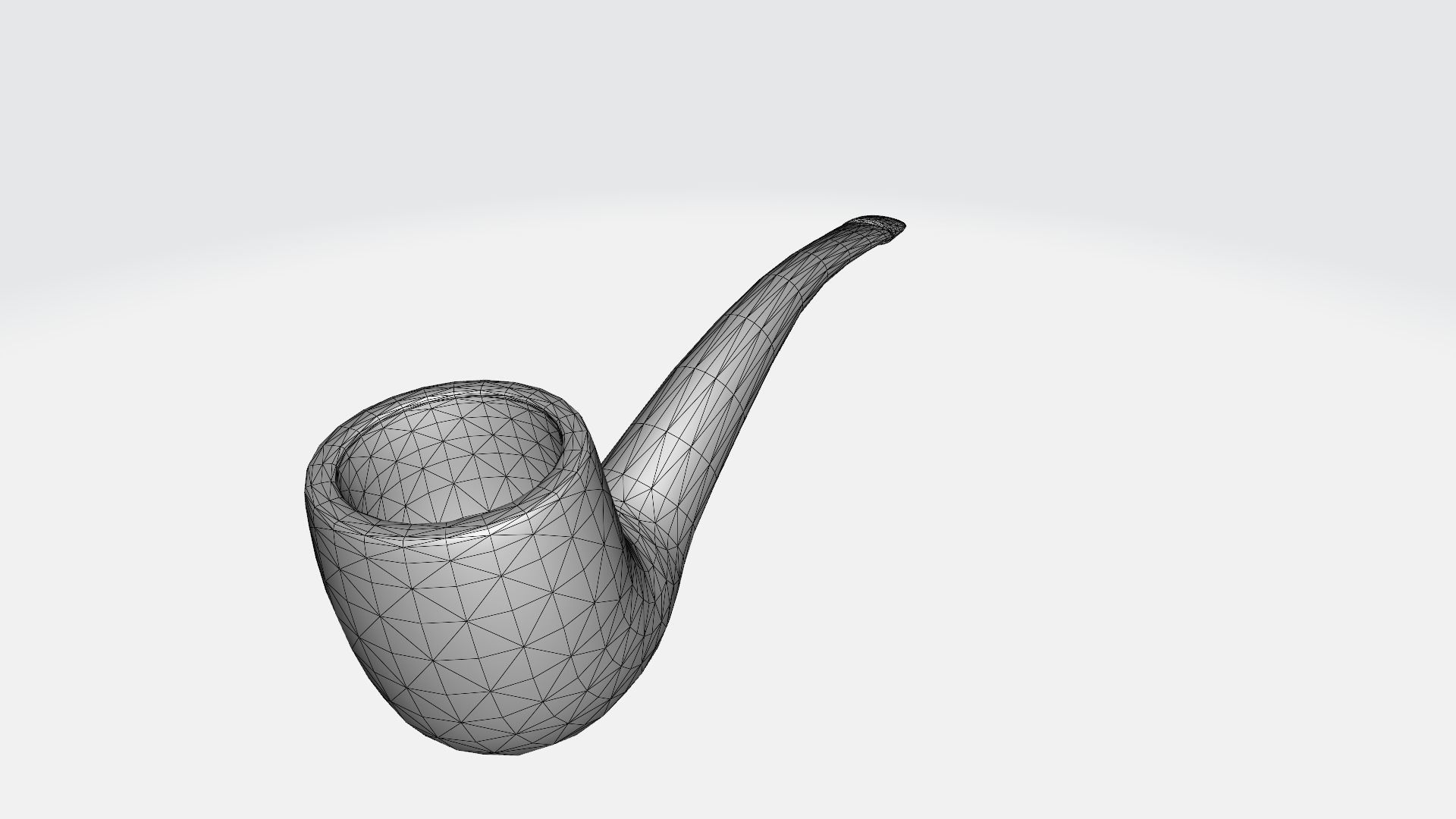 Smoking Pipe mesh 3D model_5