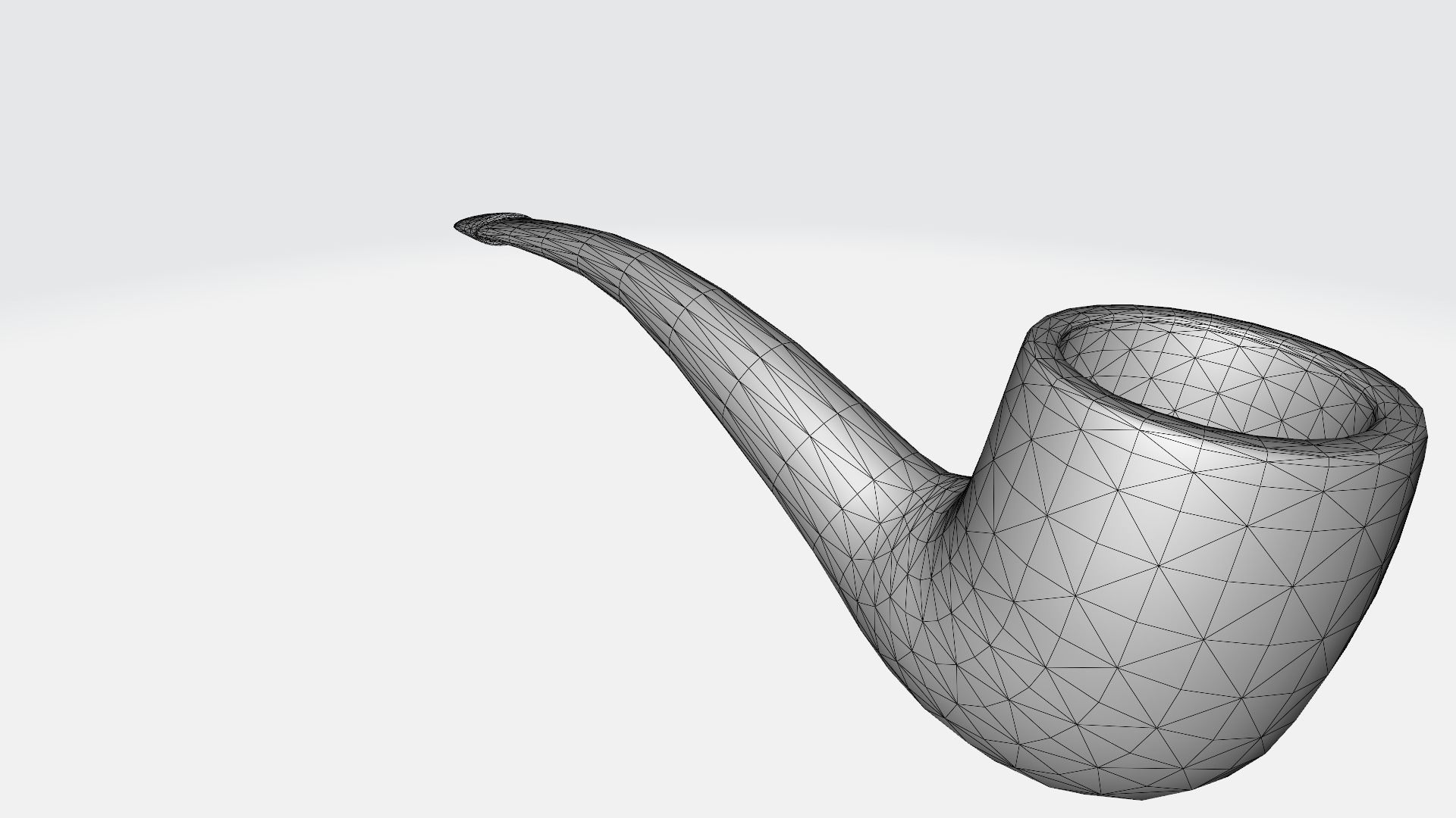 Smoking Pipe mesh 3D model_6