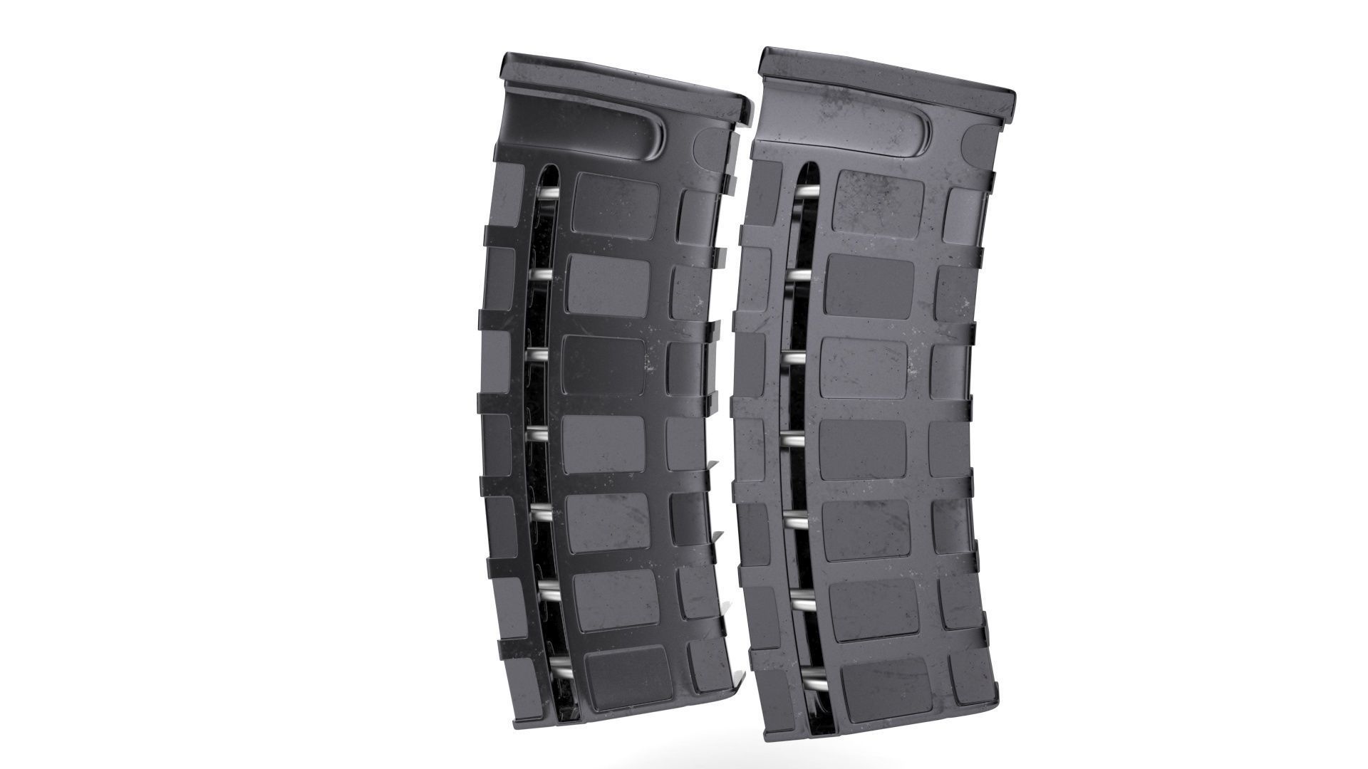 magazine pouch and bullet clip 3D model_3