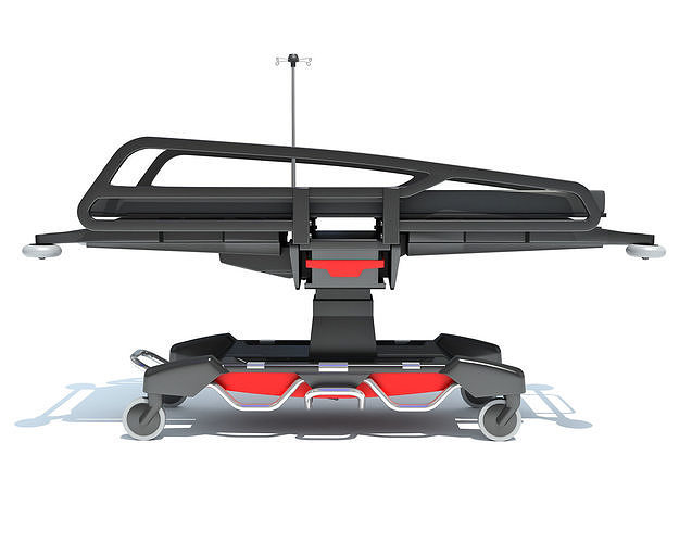 Emergency Stretcher Trolley 3D model