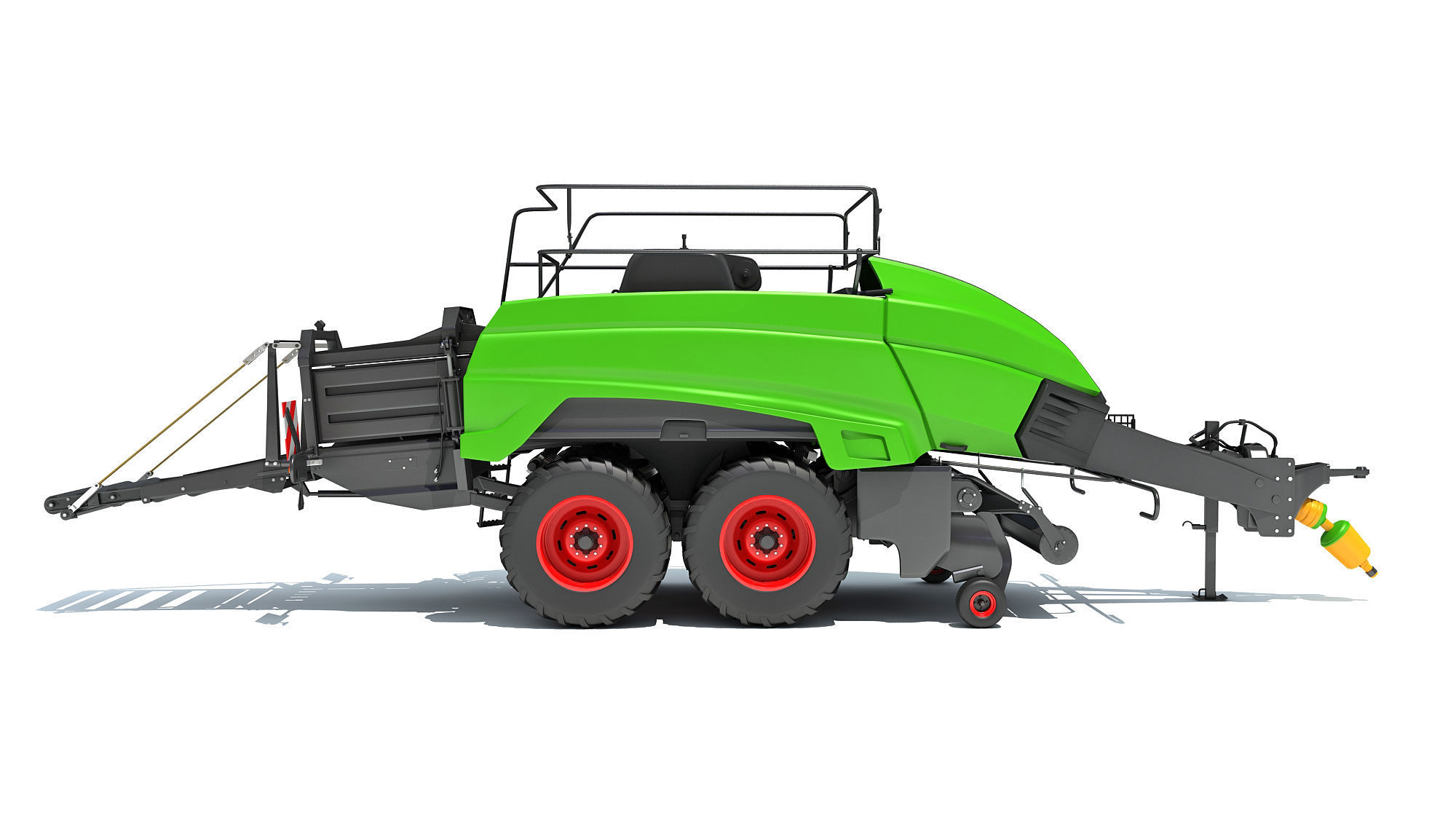 Square Baler 3D model_7