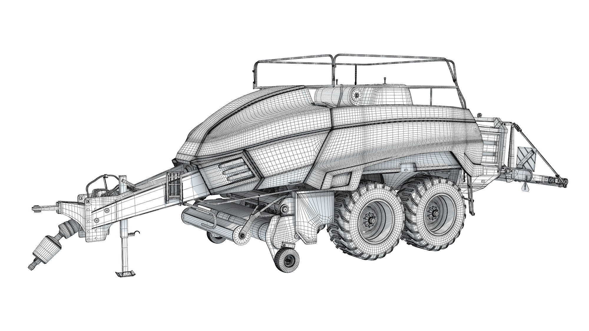 Square Baler 3D model_14