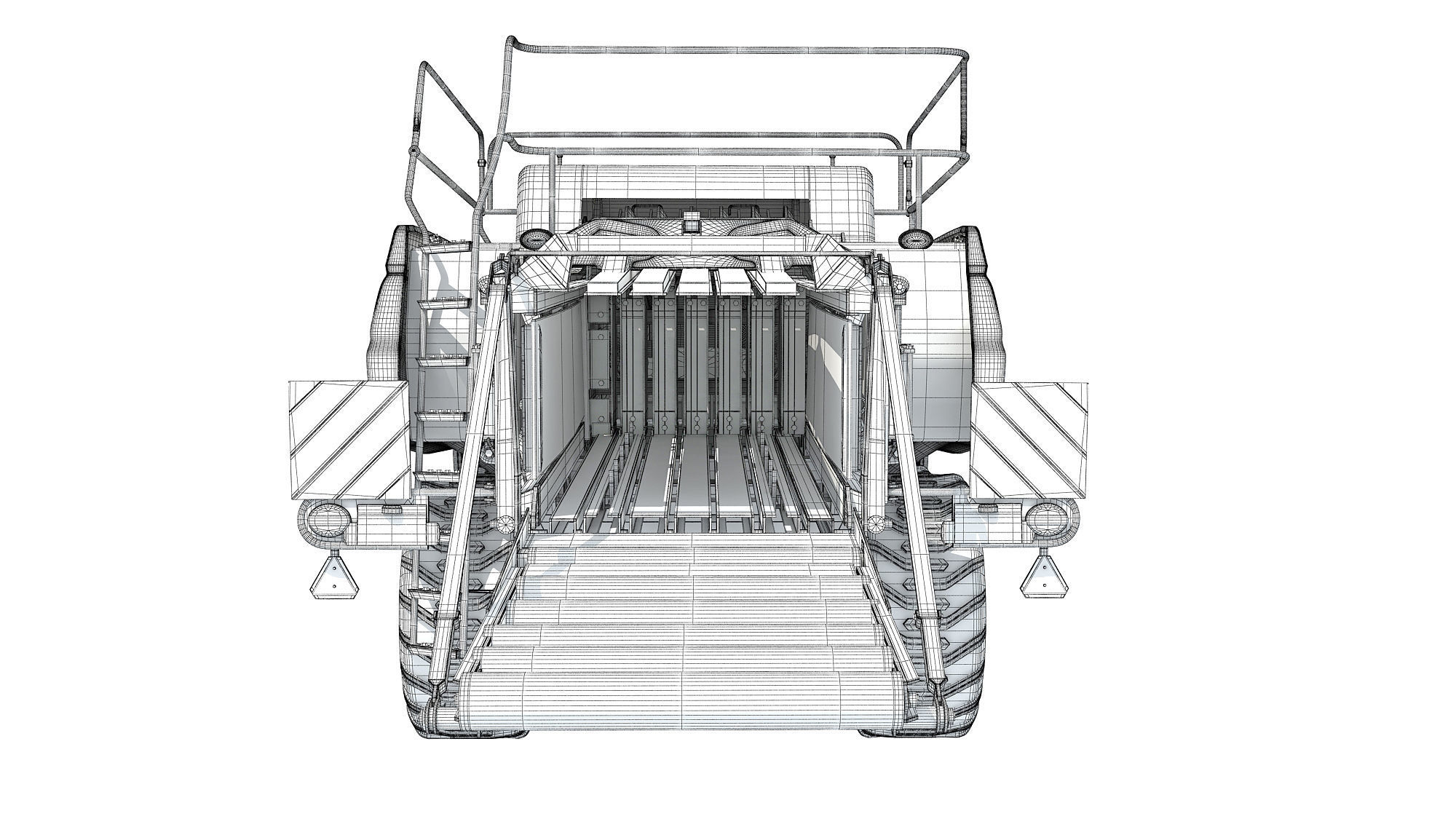 Square Baler 3D model_16