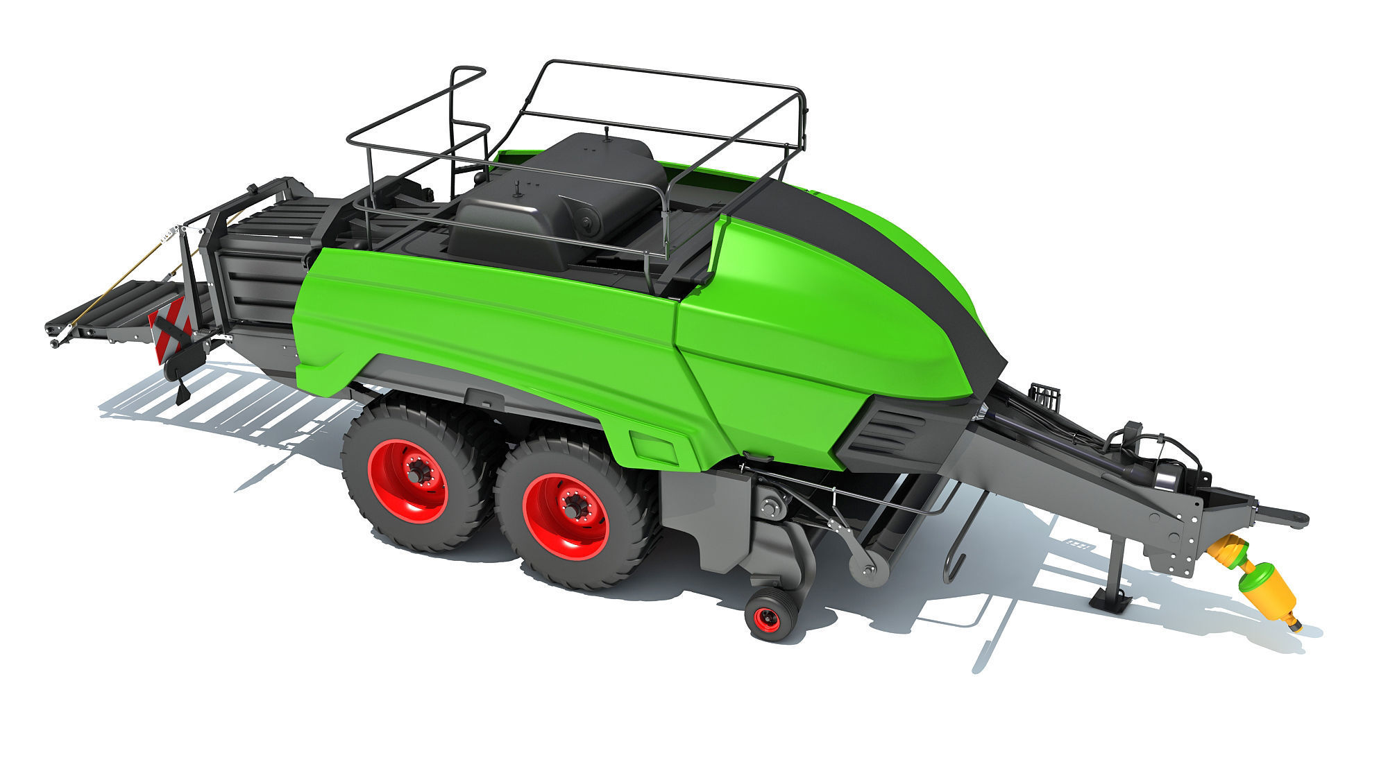 Square Baler 3D model_8