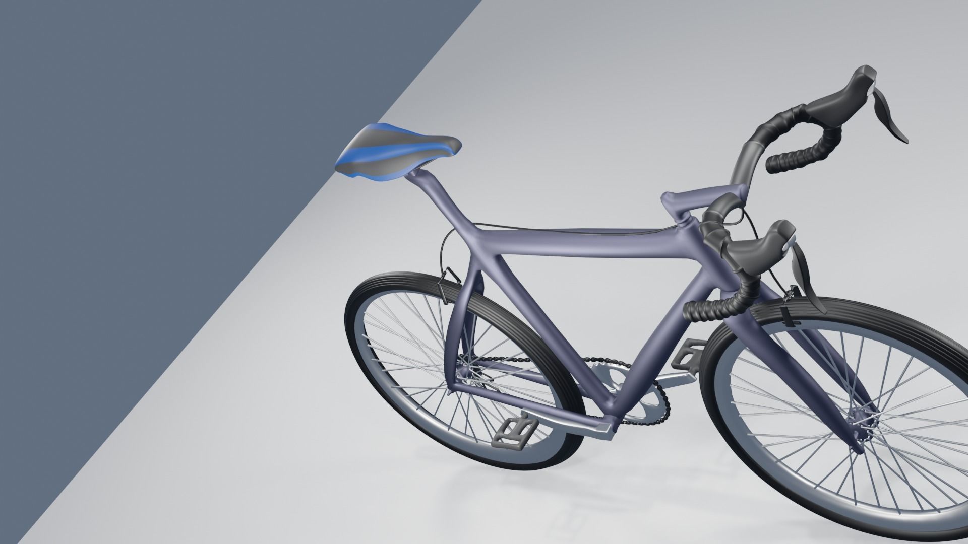 opera bicycle Low-poly 3D model_1