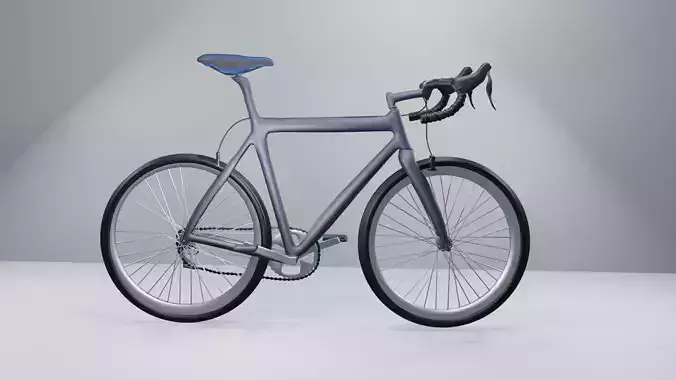 opera bicycle Low-poly 3D model