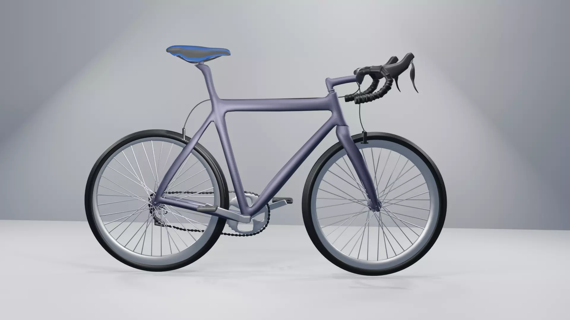 opera bicycle Low-poly 3D model_0
