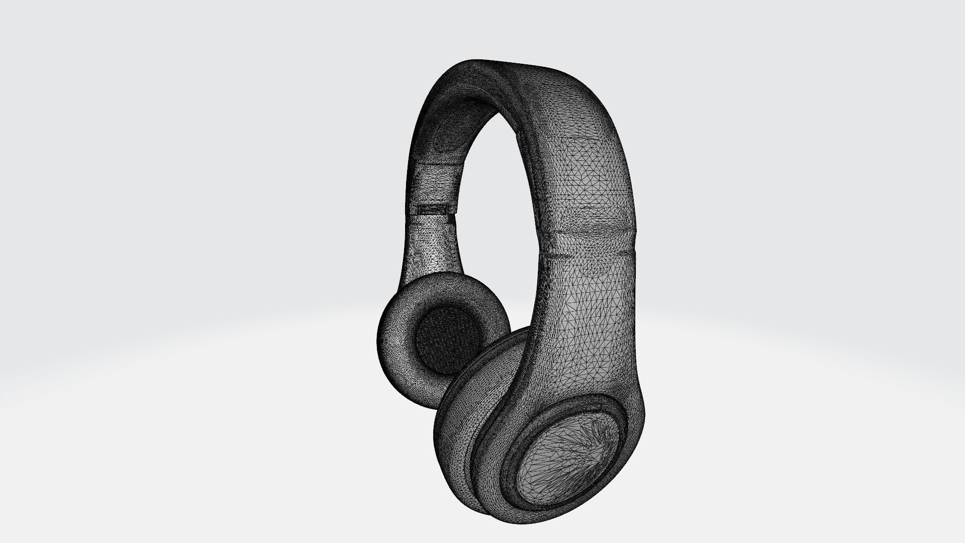 Headphones headphone 3D model_5