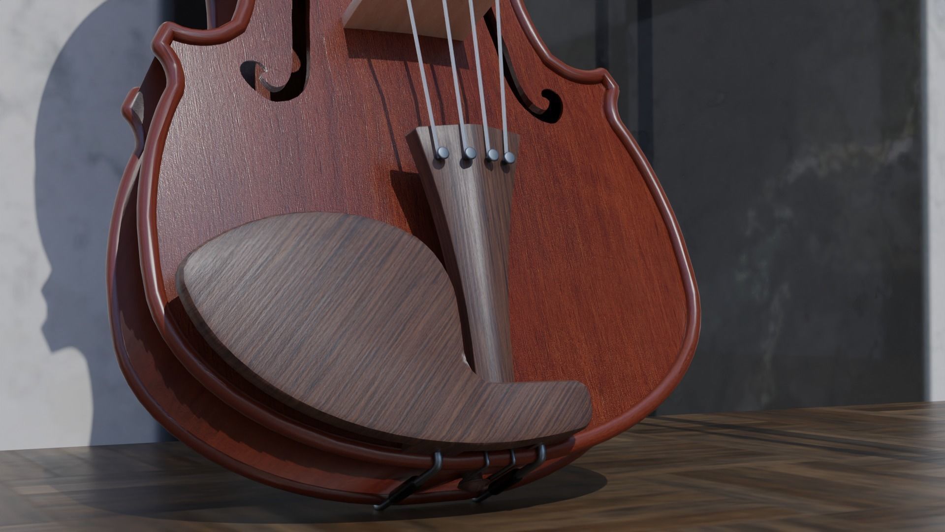 Violin 3D model_1