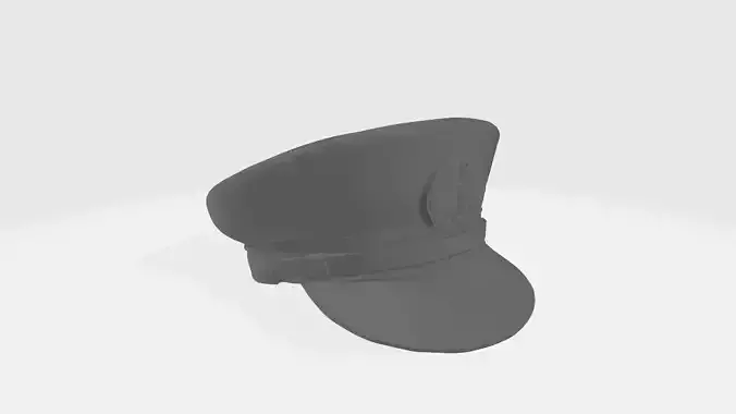 Captain hat 3D model