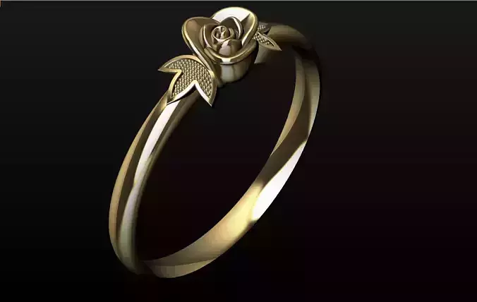 Female Fashion Ring 12 - Ready to Print