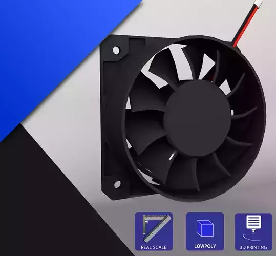 Air Ducted Fan  Ducted Turbine - Render and 3D printable files