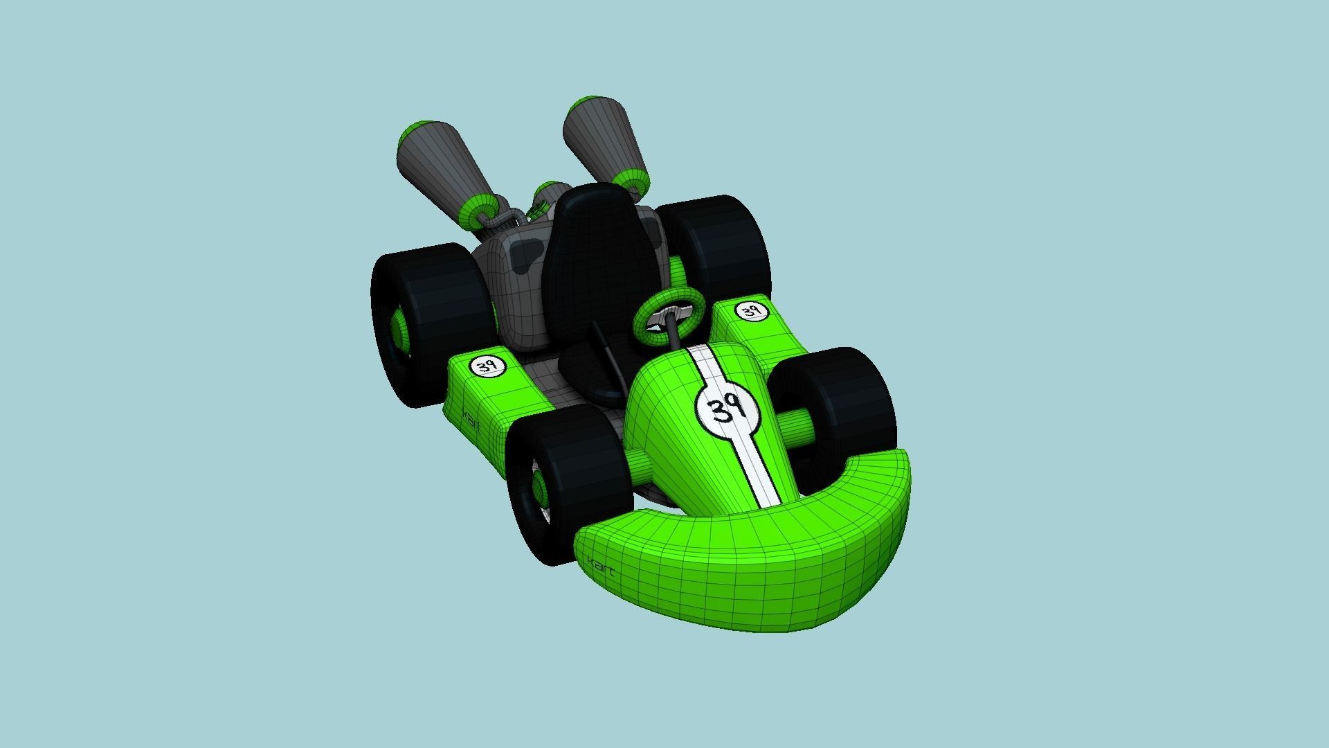 10 Cartoon Karts C Collection - Vehicle Racing Design _77