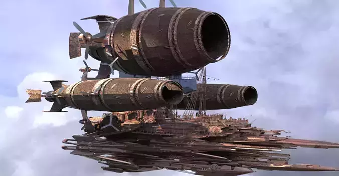 Desert Raider Airship