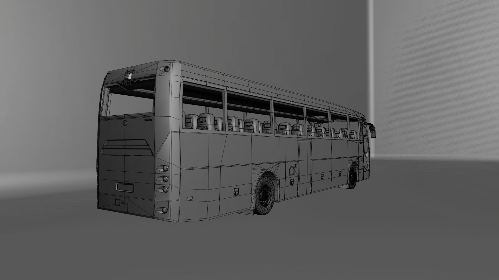Temsa Safir2 3D Model 3D model_8