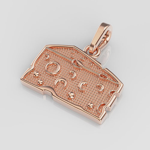 Pendant Cheese 3D print model