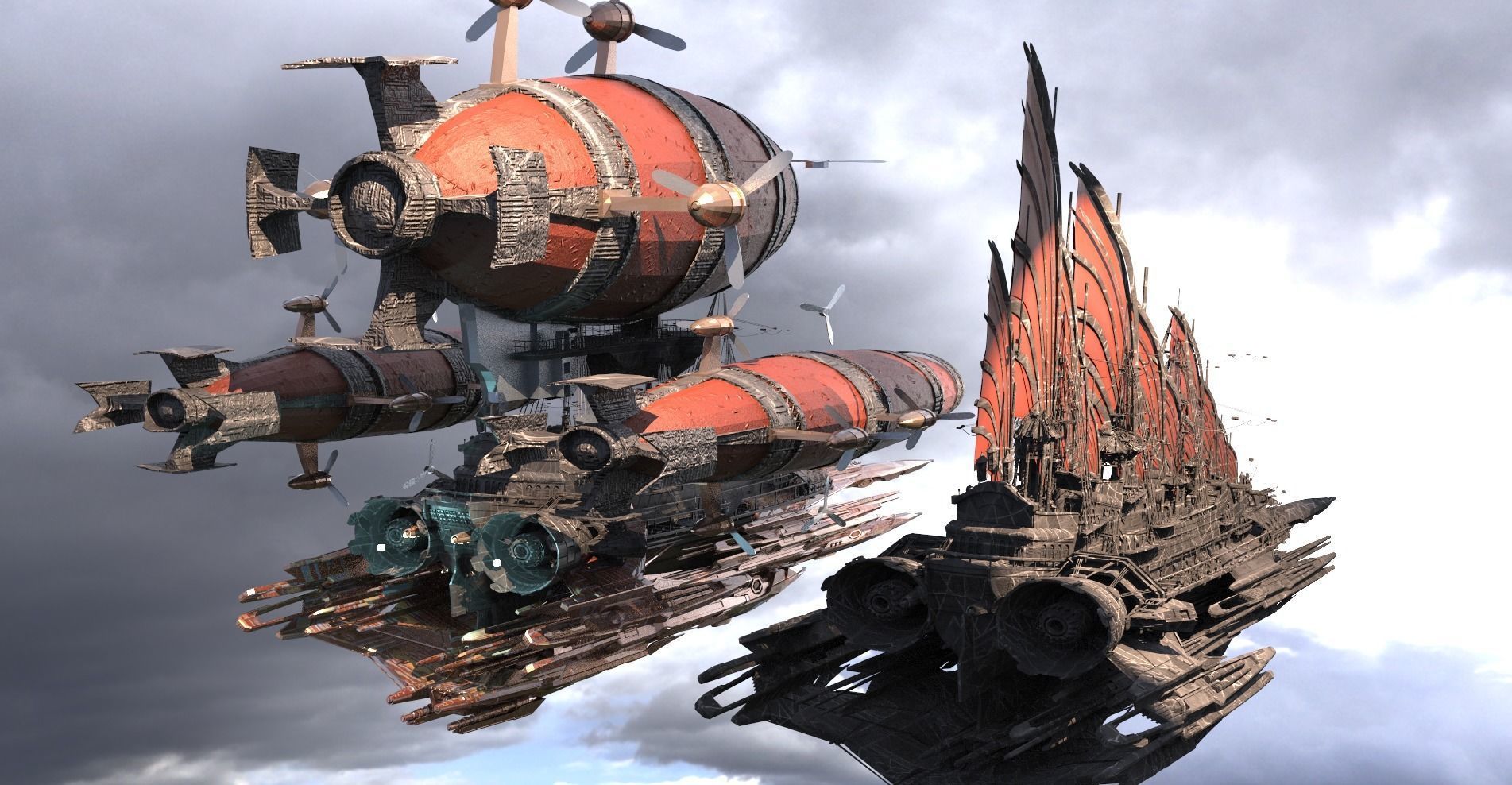 Templar Airship 2 designs 3D model_1