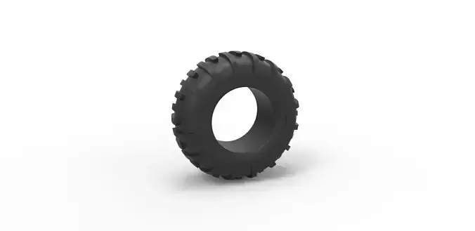 Offroad tire 37 Scale 1 to 25