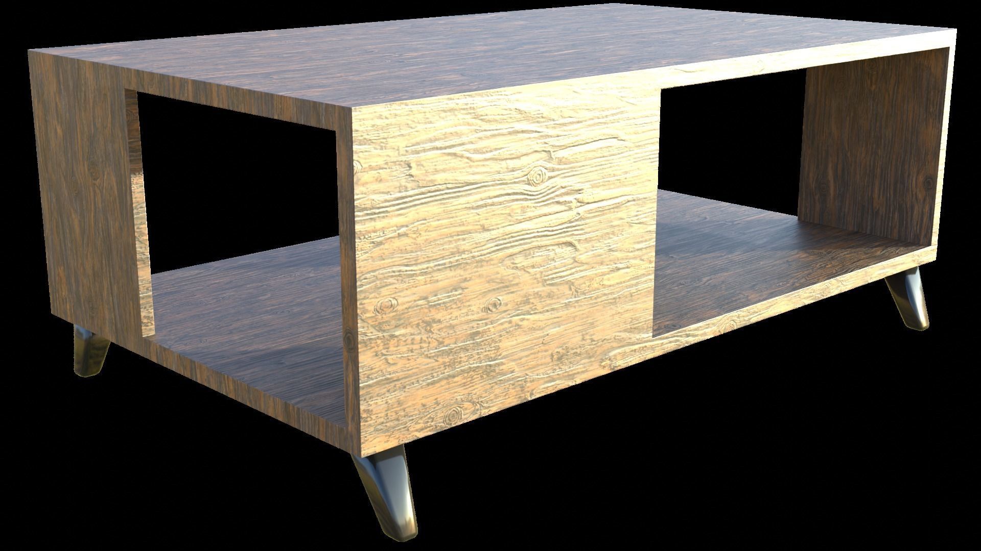 Coffe Table 3D model_3