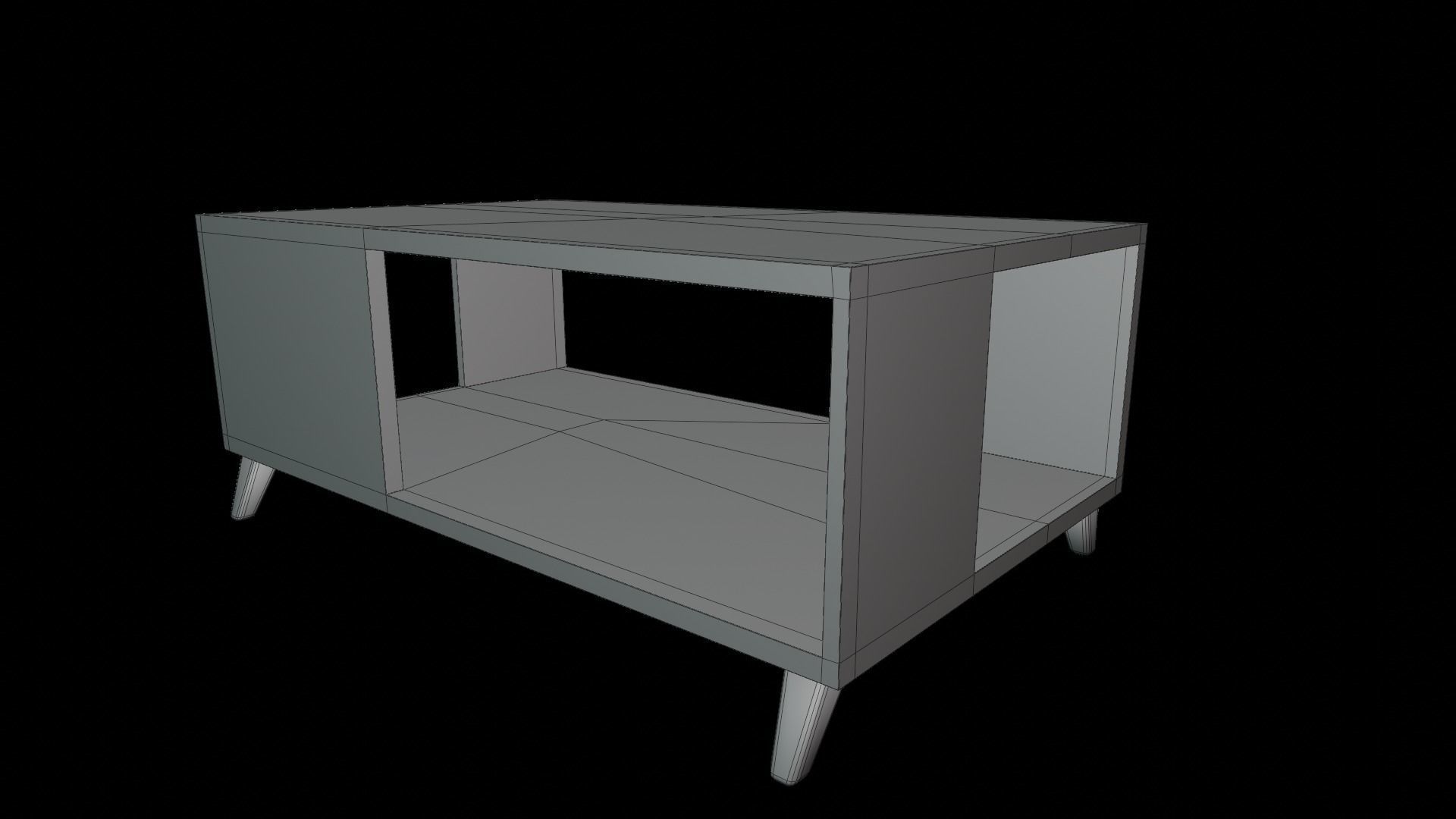 Coffe Table 3D model_5