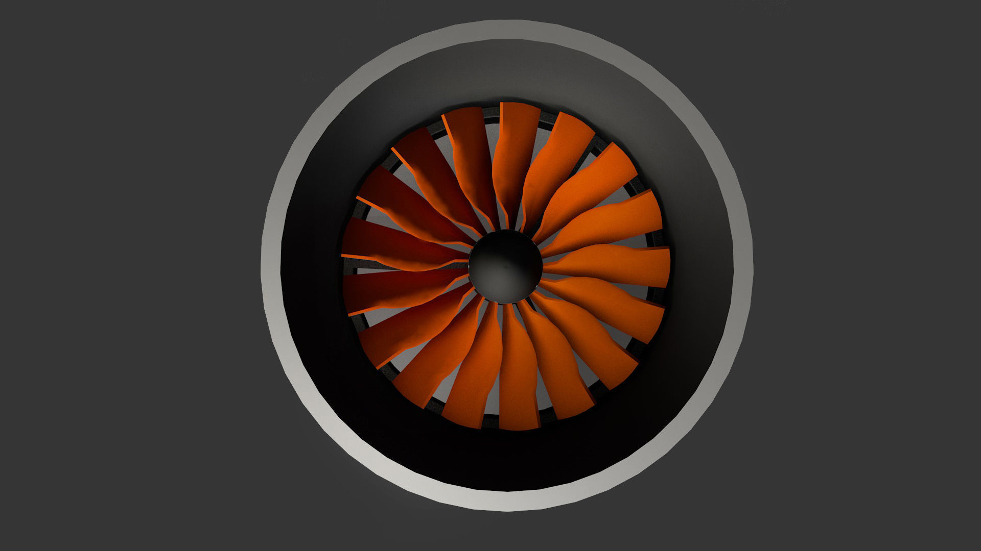 Air Ducted Turbine - Render and 3D printable compatible files 3D model_2