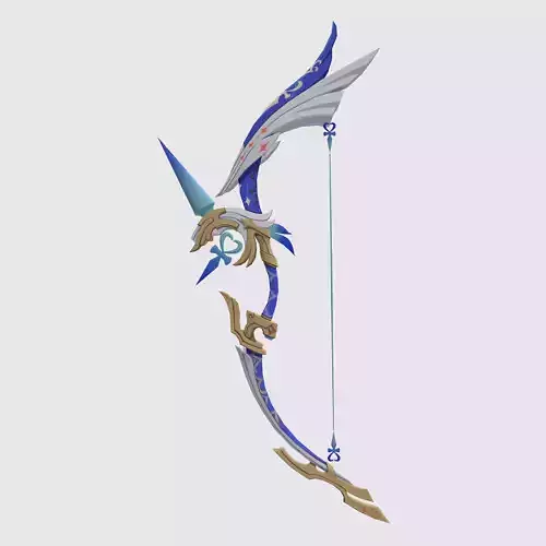 Genshin Impact - Ganyu Amos Bow 3D Model 3D print model Genshin Impact - Ganyu Amos Bow 3D Model 3D print model