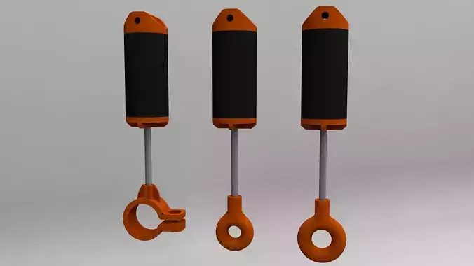 3D printable RC Shock Absorbers - Dampers 3D print model