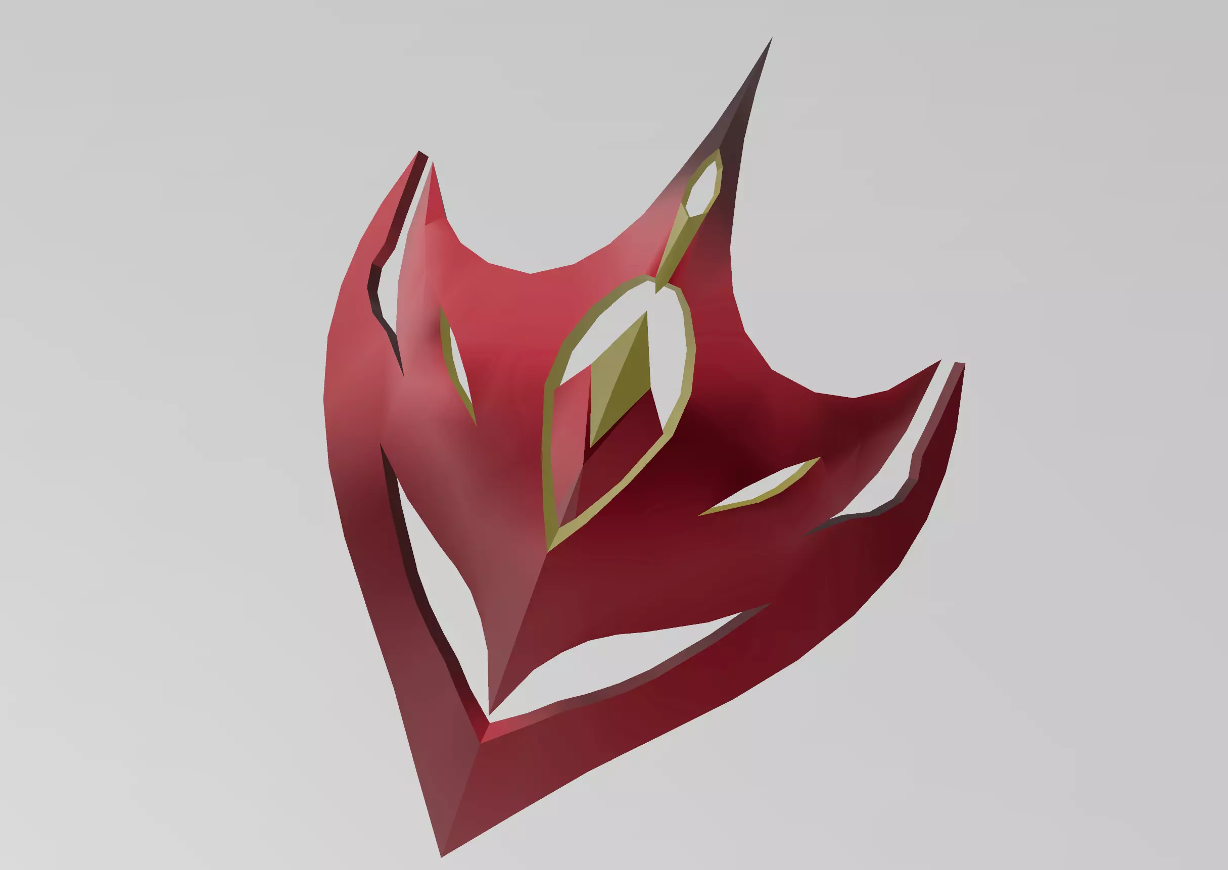 Genshin Impact - Childe Mask 3D Model 3D print model_0