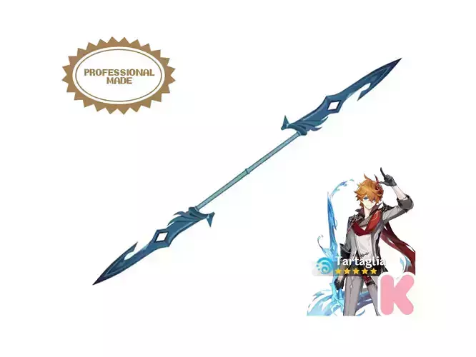 Genshin Impact - Childe Tartaglia Dual Sword 3D Model