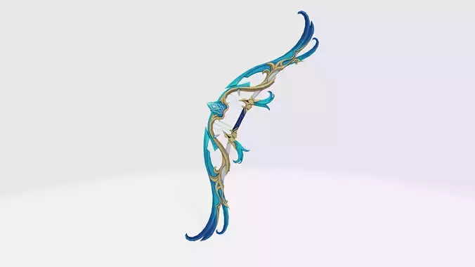 Genshin Impact - Elegy For The End Bow Digital 3D Model