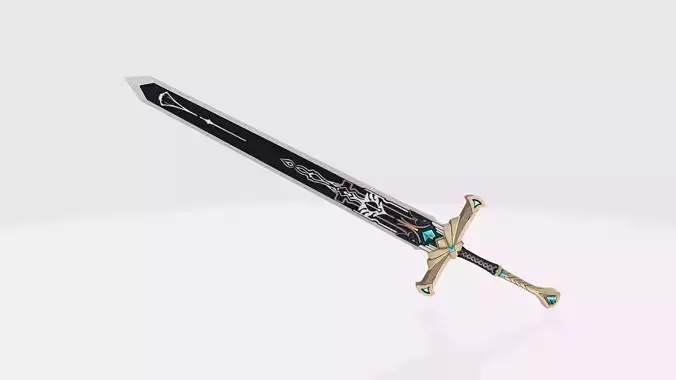 Genshin Impact - Favonius Greatsword 3D Model  3D print model